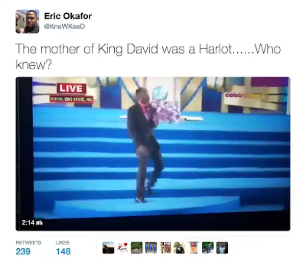 Apostle Suleman Calls King David